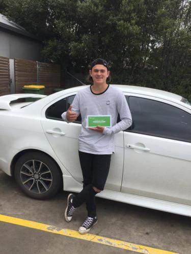 Driving lesson passed Cranbourne